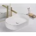 Умывальник Rea Nadia gold edge U1063 белый