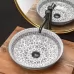 Умывальник Rea Arte dark grey U8002 узор