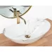 Умывальник Rea Royal Marmo Shiny U8009 белый