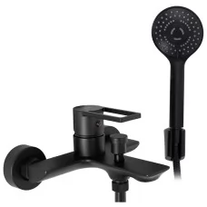 Смеситель для ванны Rea Flip Black matt B2003 черный