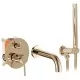 Смеситель для ванны Rea Lungo rose gold B6930 золото розовое