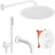 Душевая система Rea Lungo white P6611 белый матовый