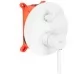 Душевая система Rea Lungo white P6611 белый матовый