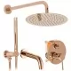 Душевая система Rea Lungo rose gold P6610 розовое золото