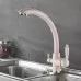 Смеситель для кухни под фильтр Ledeme L4455-3F гранит