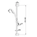 Душевой гарнитур KFA Armatura Moza Black 841-365-81 черный