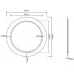 Зеркало Roxen Adema 70x70 с LED подсветкой