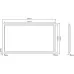 Зеркало Roxen Gotem Long 120x70 с LED подсветкой