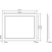 Зеркало Roxen Irida 90x70 с LED подсветкой