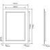 Зеркало Roxen Irida 50x70 с LED подсветкой