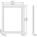 Зеркало Roxen Pure 60x80 с LED подсветкой