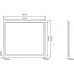 Зеркало Roxen Pure 80x70 с LED подсветкой