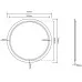 Зеркало Roxen Brimen 70x70 с LED подсветкой