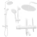 Душевая система Rea Lungo WHITE P6608 белый
