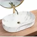 Умывальник Rea Nadia Shiny Aiax U6506 61x38,5 белый под мрамор