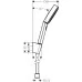 Душевой гарнитур Hansgrohe Pulsify 105 3 jet 24302000 хром
