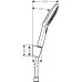 Душевой гарнитур Hansgrohe Raindance Select E 120 26720000 хром