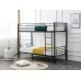 Кровать HALMAR BUNKY 90 двухъярусная, черный