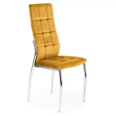 Стул HALMAR K416 горчичный/хром