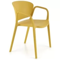 Стул садовый HALMAR K491 горчичный	