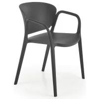 Стул садовый HALMAR K491 черный Стул садовый HALMAR K491 черный