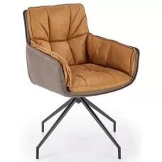 Стул HALMAR K523 коричневый/темно-коричневый