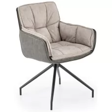 Стул HALMAR K523 серый/черный