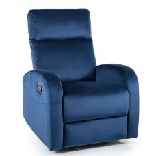 Кресло SIGNAL OLIMP VELVET Bluvel 86 раскладное, синий