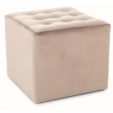 Пуф SIGNAL LORI VELVET Bluvel 40 темно-бежевый