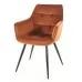 Стул SIGNAL LILIA VELVET Bluvel 4215 корица/черный