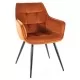 Стул SIGNAL LILIA VELVET Bluvel 4215 корица/черный