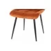 Стул SIGNAL CHIC VELVET Bluvel 4215 корица/черный