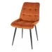 Стул SIGNAL CHIC VELVET Bluvel 4215 корица/черный