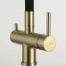 Смеситель для кухни под фильтр Gappo G4398-33 черный/золотой
