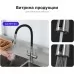 Смеситель для кухни под фильтр Gappo G4399-65 черный/сатин