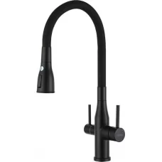 Смеситель для кухни под фильтр Gappo G4399-66 черный