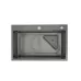 Кухонная мойка Gappo GS7246-6 черный