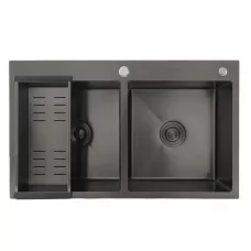 Кухонная мойка Gappo GS8350-6 черный