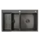 Кухонная мойка Gappo GS8350-6 черный
