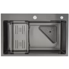 Кухонная мойка Gappo GS7246-6 черный