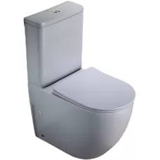 Унитаз CeramaLux 2166XMHL Голубой матовый (напольный)