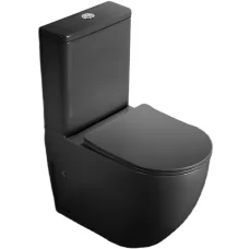 Унитаз CeramaLux 2166XMDH темно-серый матовый (напольный)