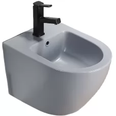 Биде CeramaLux В2342BDMHL Голубой (подвесное)