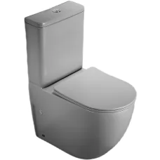Унитаз CeramaLux 2166XMH светло серый матовый (напольный)