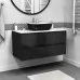 Тумба Vela Мира 100П TU37109 черный матовый