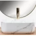 Умывальник Rea Demi Mini Aiax Shiny 14х30,5х40 U5065 мрамор цвет