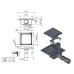 Душевой трап Roxen Supra Black 500x70x70 91050-50 двусторонний под плитку/черный
