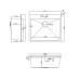 Кухонная мойка Arfeka ECO AR 600*500+CL AR+DS AR BLACK DECOR