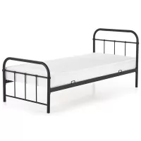Кровать HALMAR LINDA черный, 90/200 Кровать HALMAR LINDA черный, 90/200