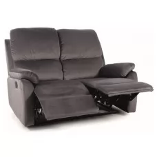 Диван SIGNAL SPENCER 2 VELVET Bluvel 14 раскладной, серый